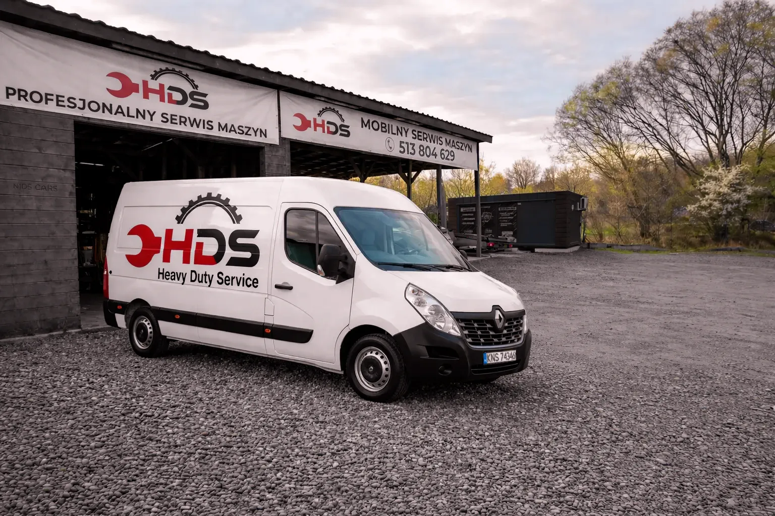 Plac serwisowy HDS – maszyny budowlane